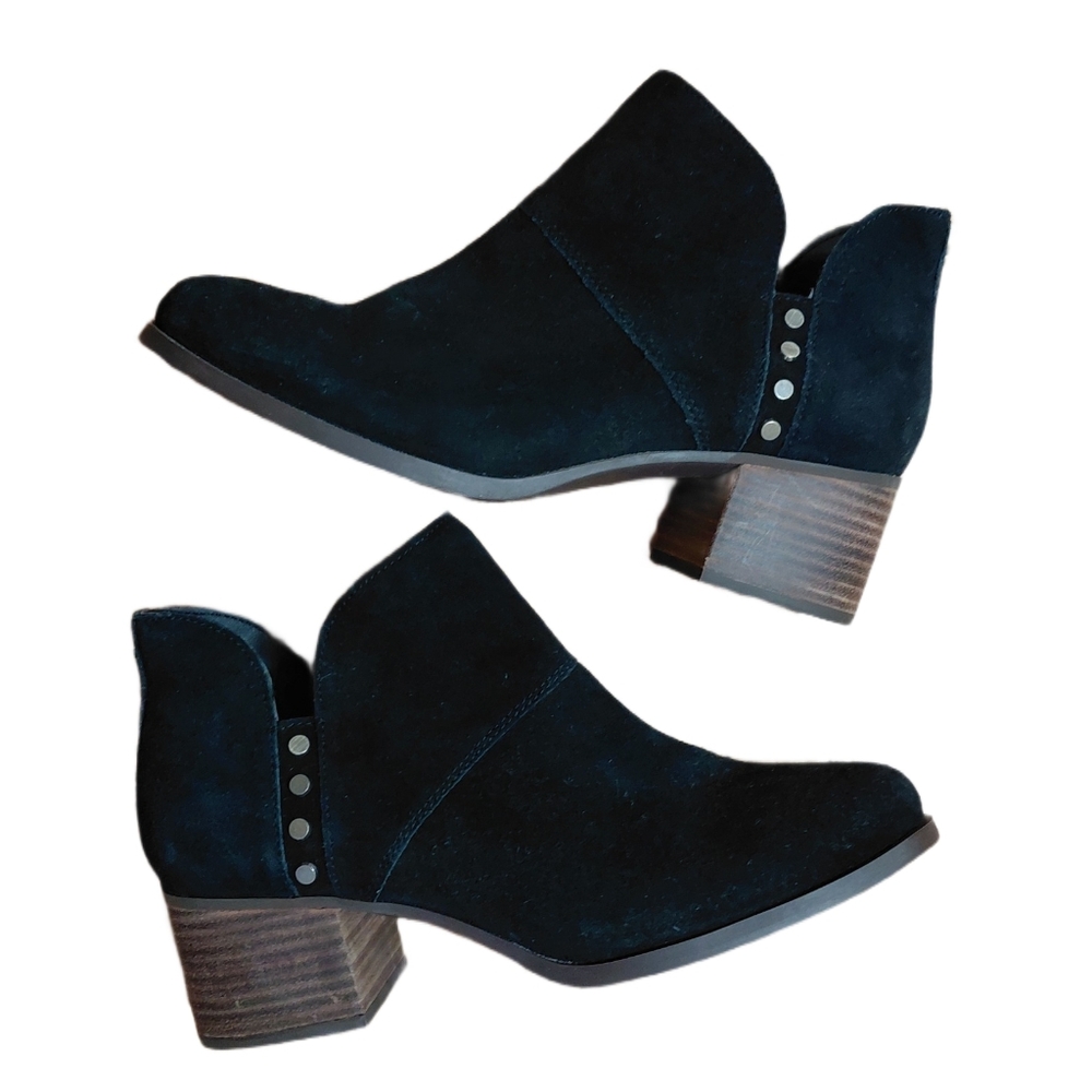 UGG KOOLABURRA Sofiya Black Suede Ankle Boot Women's 7.5 Black Booties